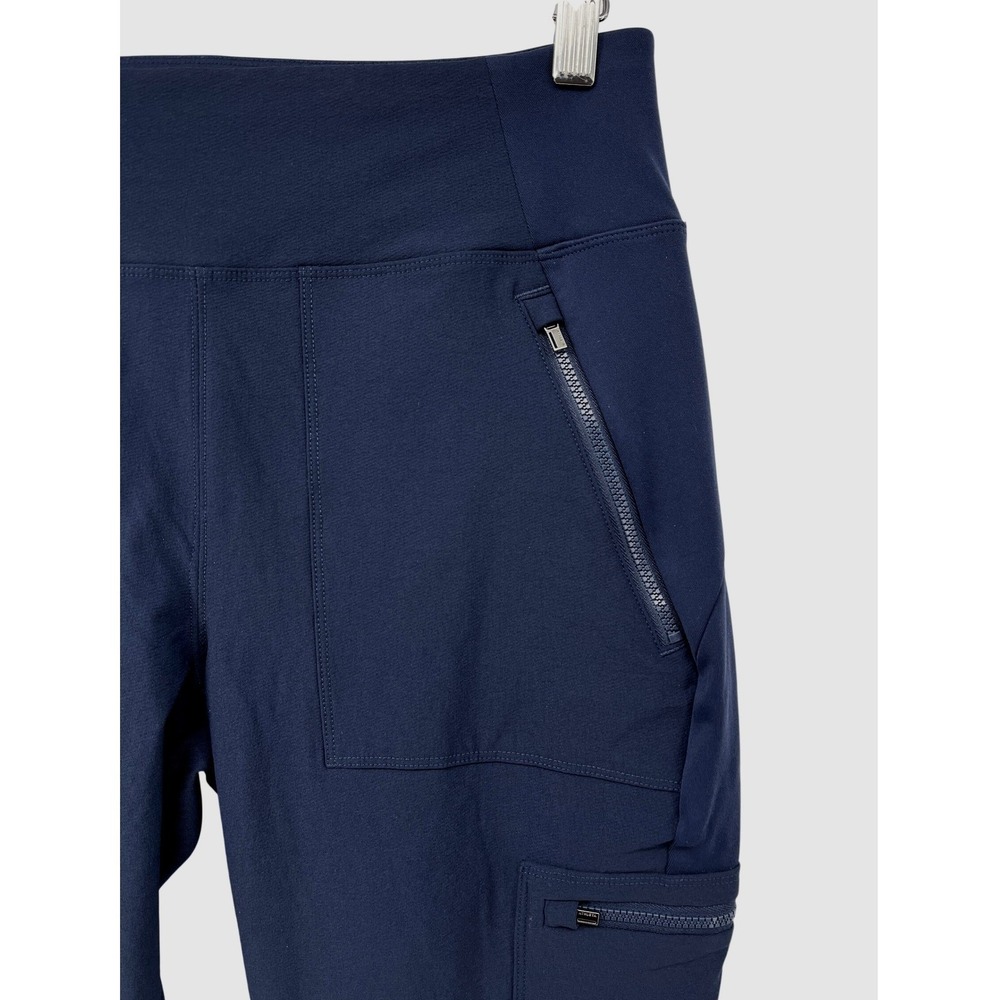 Athleta Navy Blue Headlands Hybrid High Rise Cargo Legging Size 8 Tall - Picture 7 of 15